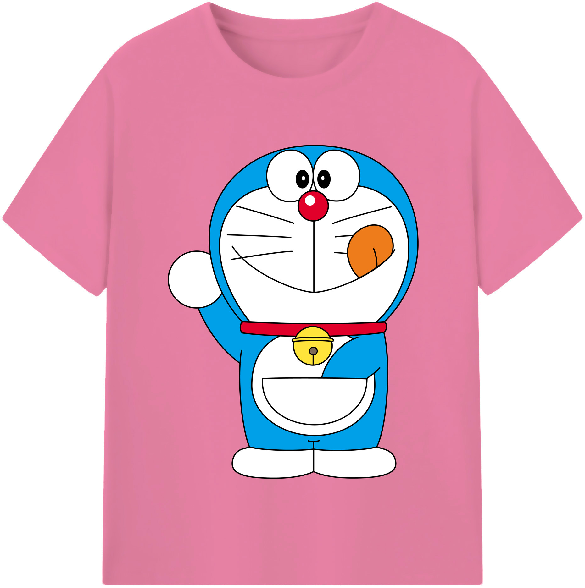 （画像用） ドラえもん Doraemon 綿100％半袖Tシャツ（フロントプリント）